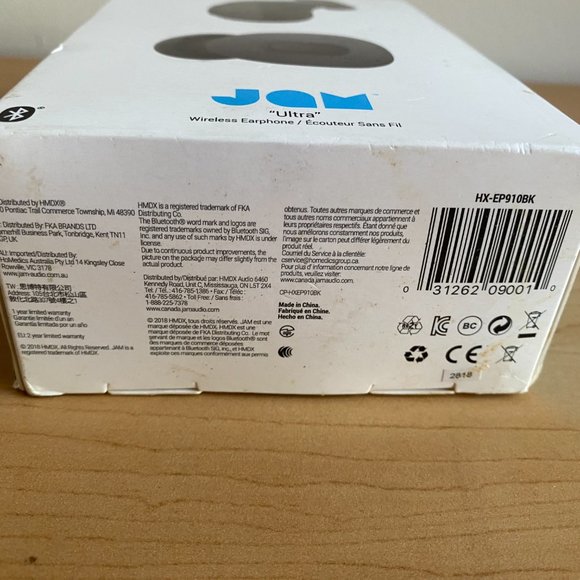HMDX JAM Ultra True Wireless Bluetooth Earbuds ( NEW) - Picture 6 of 6